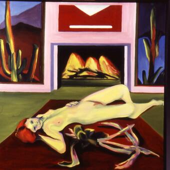 Marlboro Man I, 1985, oil on canvas, 30x30