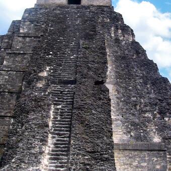 A Temple of the Mayan Age in Guatemala