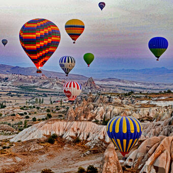 Ballooning Over Cappadocia