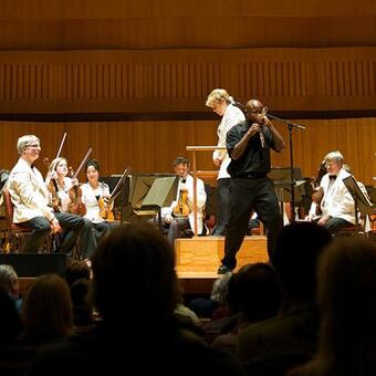 Symphonic Fusion: Shodekeh, Marin Alsop & the Baltimore Symphony Orchestra, July 23rd, 2010.
