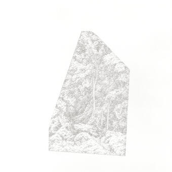 Window #1, silverpoint on prepared paper, 14" x 11", 2019.