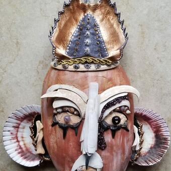 Topsail Island Goddess Mask 
