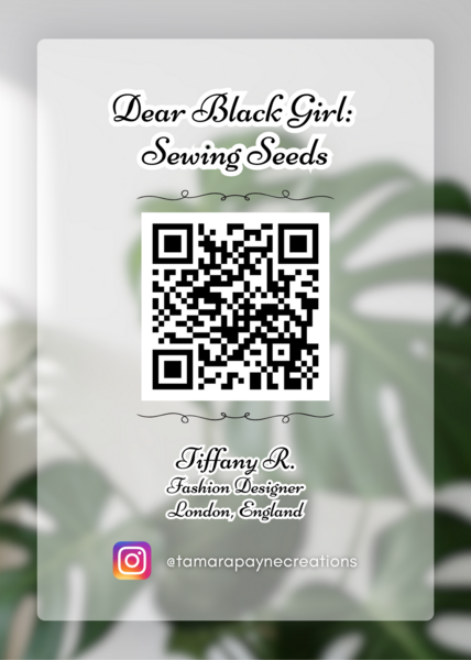 Sewing Seeds - Tiffany