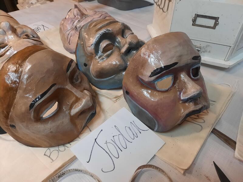 Three masks for Jordan