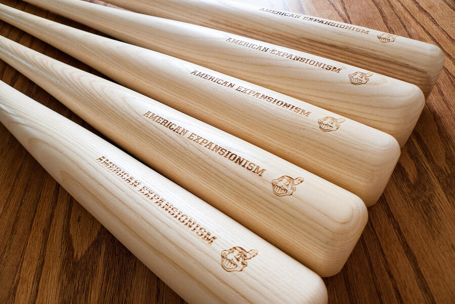 American Expansionism (editioned engraved baseball bats)