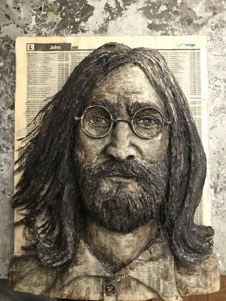 John Lennon from 1969, created 2023
