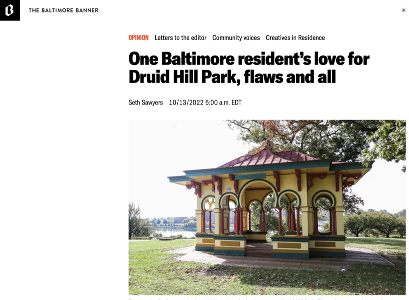 The Baltimore Banner, At Druid Hill Park