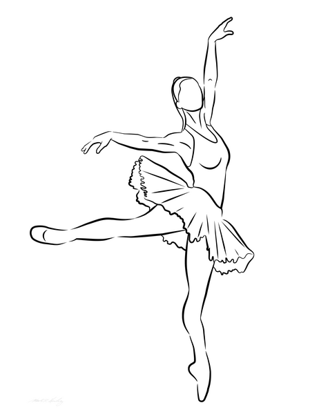 BALLET DANCER AT PRACTICE