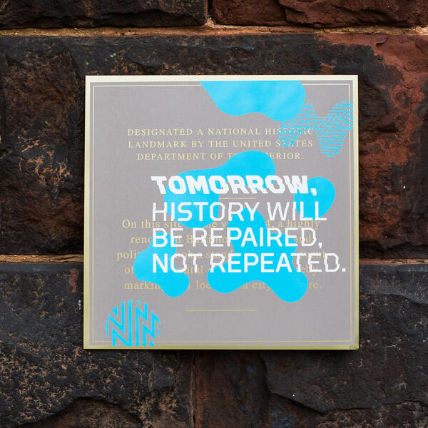 Tomorrow, history will be repaired, not repeated.