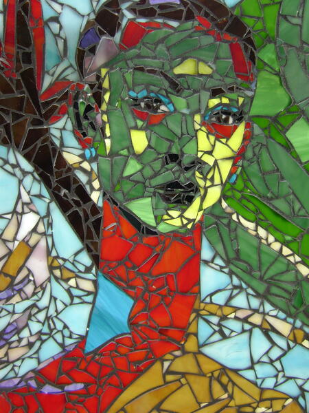 Journey - Self Portrait Glass Mosaic Design