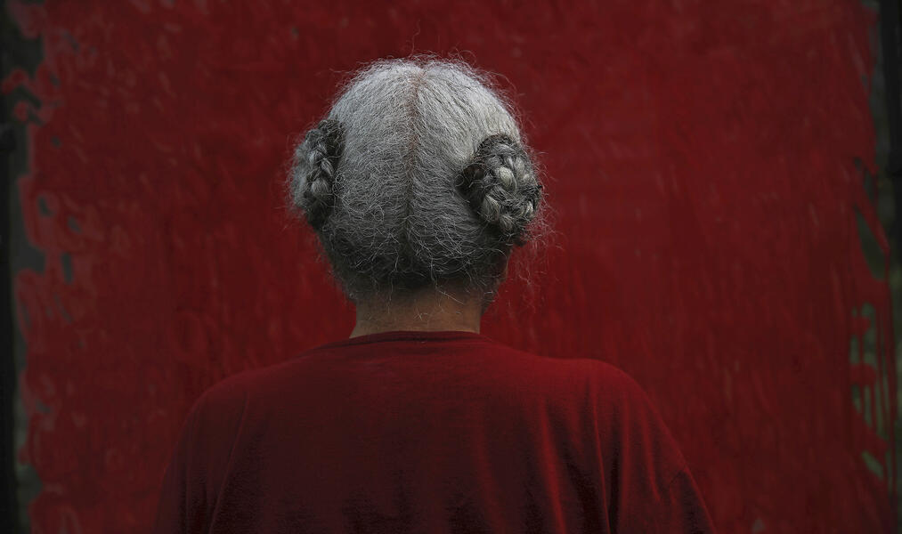 "Grandma / i am accused of tending to the past." Portrait of my Grandmother