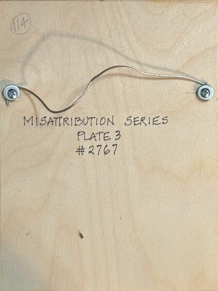 Misattribution Plate 3 Back