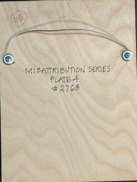 Misattribution Plate 4 Back