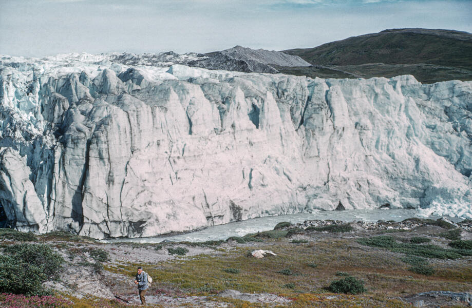 The Russell Glacier in 1955