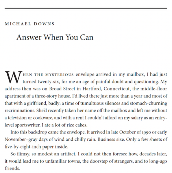 Answer When You Can: a memoir in essays