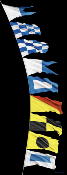 ANNAPOLIS IN NAUTICAL FLAGS