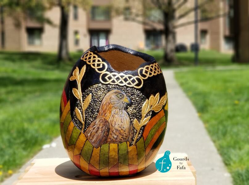 Chief Sabah Gourd Vase