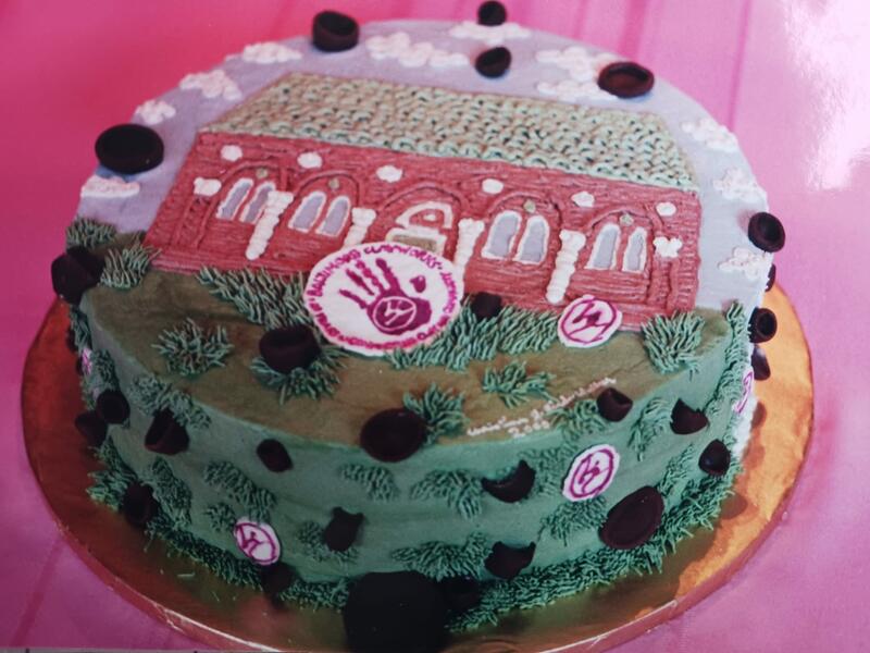 cake Baltimore Clayworks 20th anniversary celebration