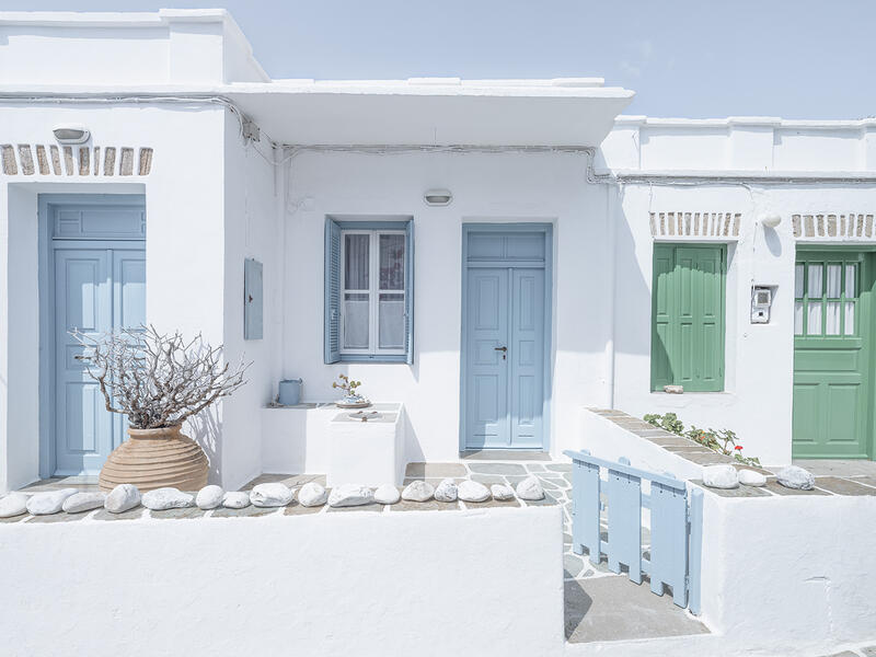 Three Doors, Gate, & Amphora | Folegandros Island, Cycladic Archipelago, Aegean Sea, Greece