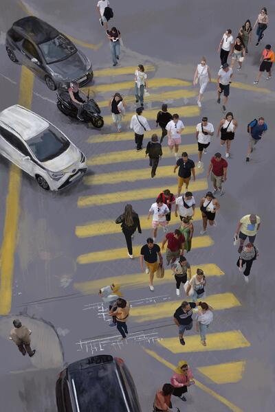 Pedestrians Rule the Road