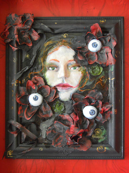 Mixed Media Pool of Eyes box