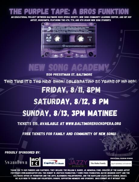 The Purple Tape Flyer