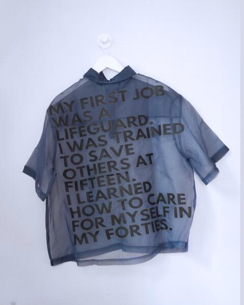 my first job was a lifeguard. I was trained to save others at fifteen. I learned how to take care of myself in my forties (series), 2023-ongoing