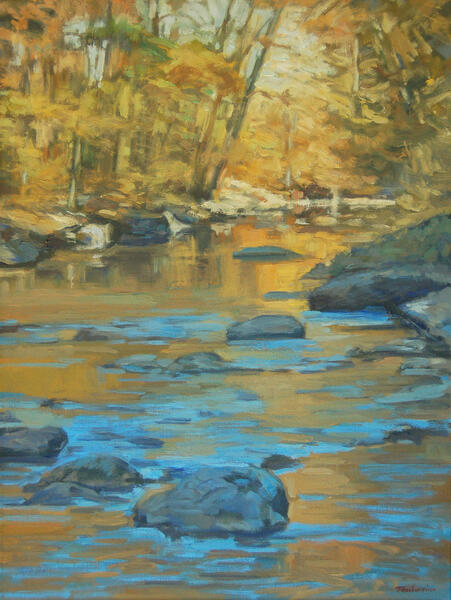 Little Gunpowder Falls, Autumn, Looking Downstream