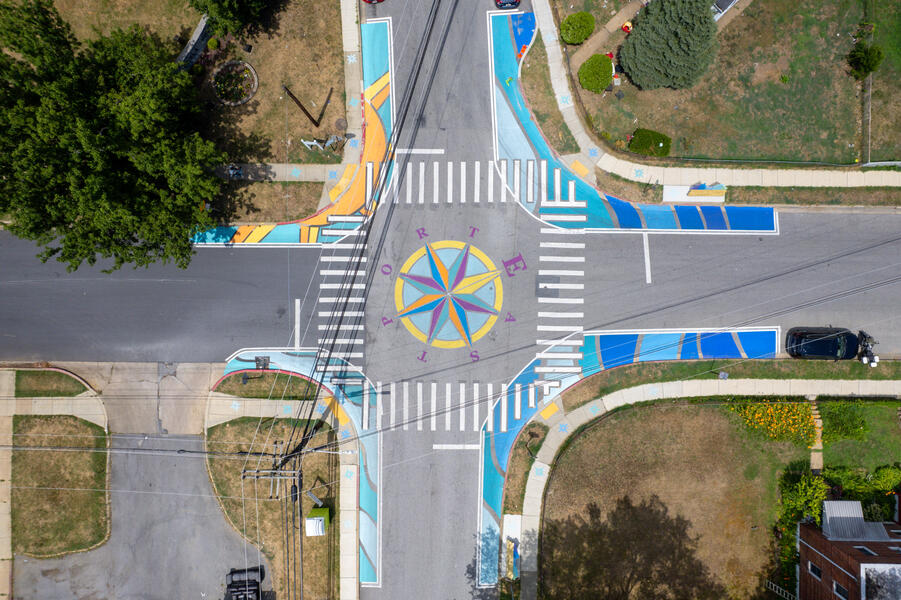 Annapolis Eastport, Compass Crossing, aerial view