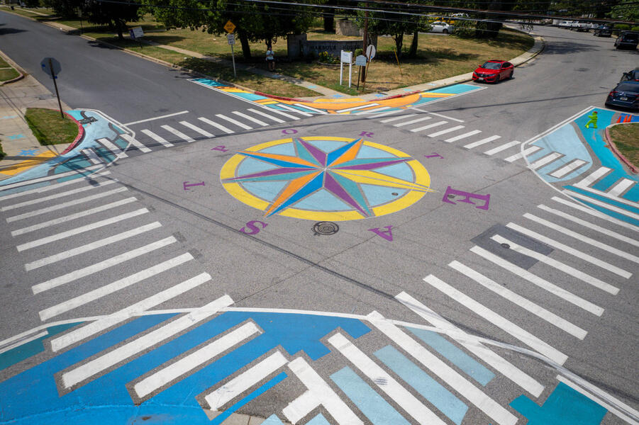 Annapolis Eastport, Compass Crossing, birds-eye view