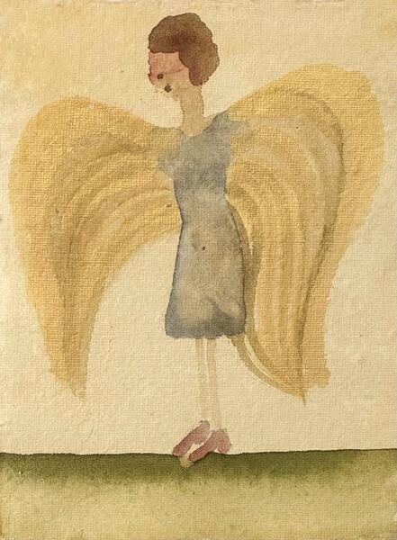 “Woman With Gold Wings”