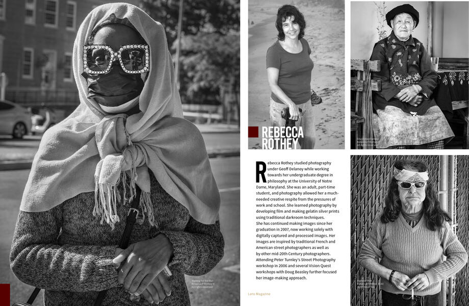 Page Three of Lens Magazine Portfolio