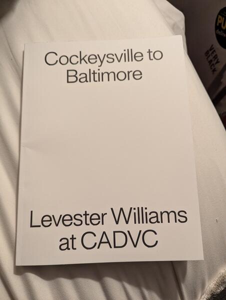 Program Booklet about Cockeysville Marble project