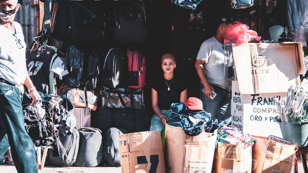 The woman who won't sweat