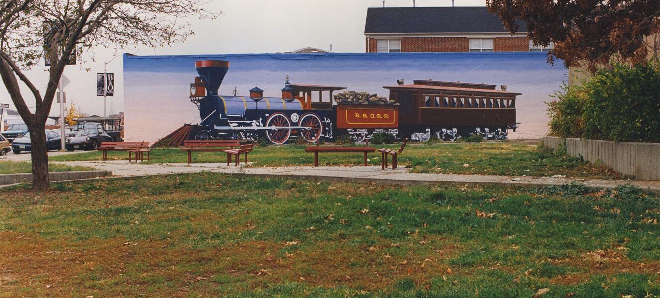 1850's Train Mural