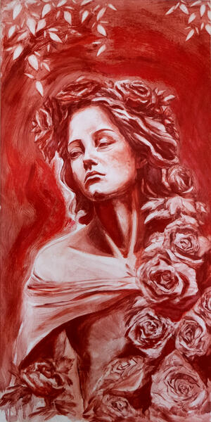 Daydreaming in Red No. 1