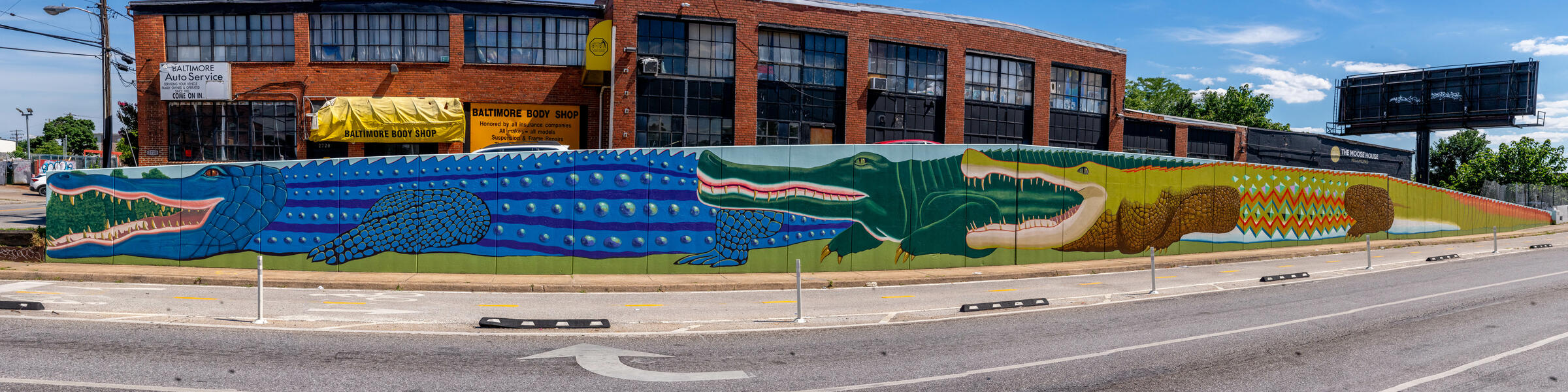 Alligator Mural