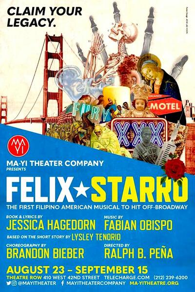 Poster for the musical adaptation of my short story Felix Starro.