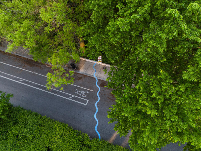 Ghost Rivers site 1 (aerial view)