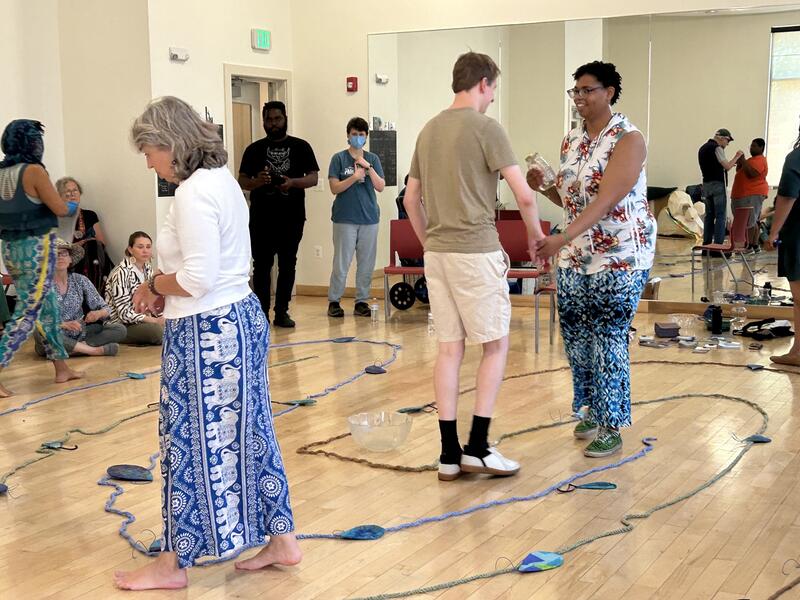 Walking the Labyrinth: A Moment from Global Waters Dance - June 2023