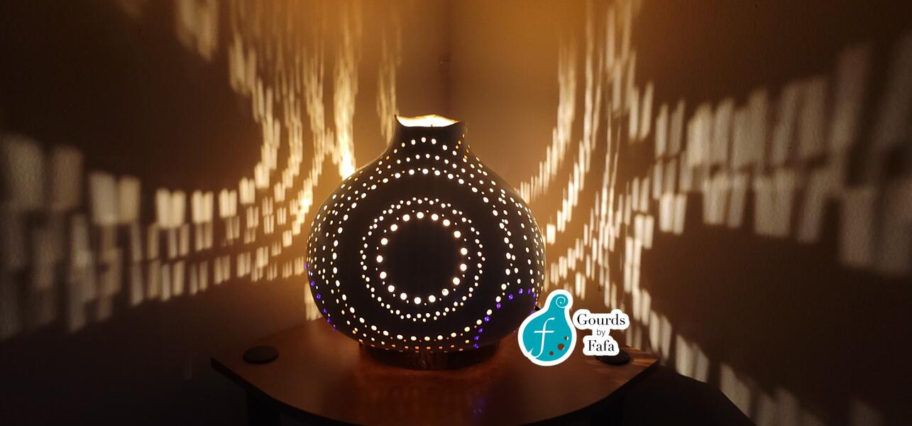 Galaxy Gourd Lamp