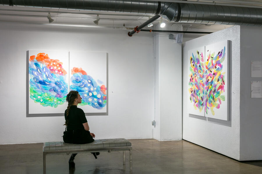 Installation view at Walker Fine Art, Denver, CO