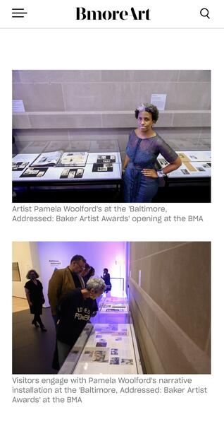 From BmoreArt's coverage of Antoine and Me