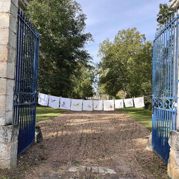 Installation  at Chateau Bouthonvilliers Gates