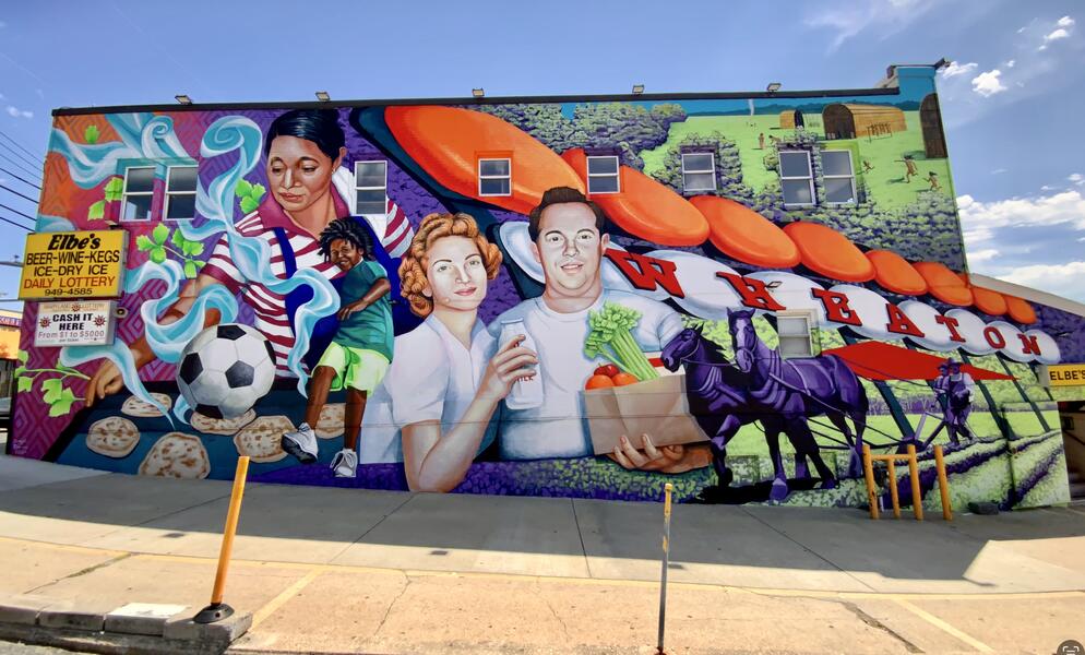 History of Wheaton Mural