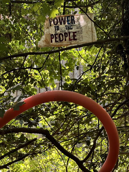 Looped Noodle Installation : Power to the People