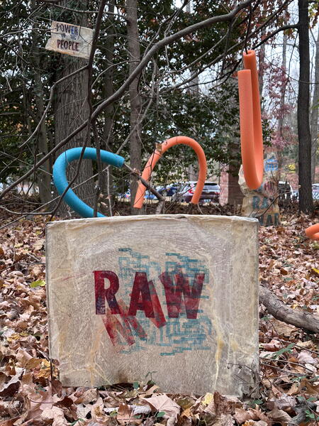 Looped Noodle Installation : Raw War