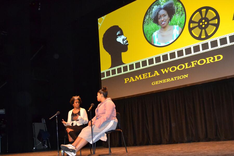 Pamela Woolford at Black Bottom Film Festival