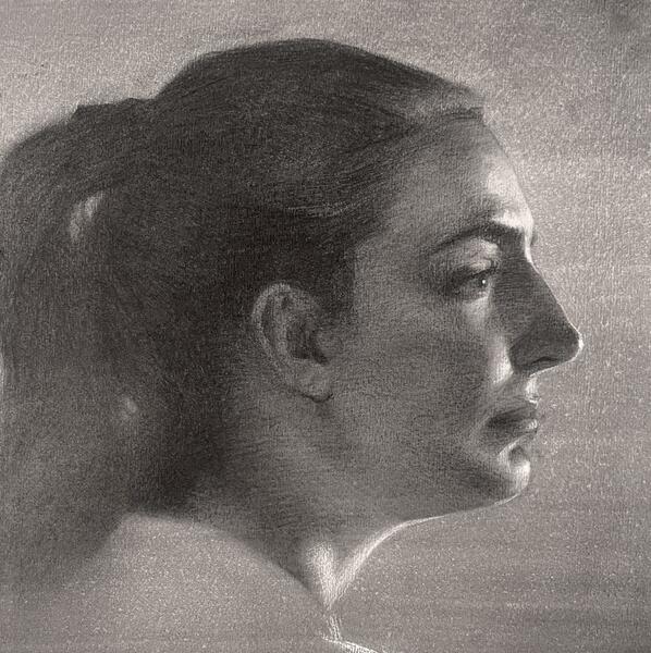 Untitled (Side profile of a girl)