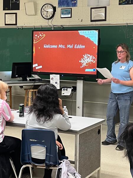 Working with AP Literature Seniors at Perry Hall High School, MD (November 2024)